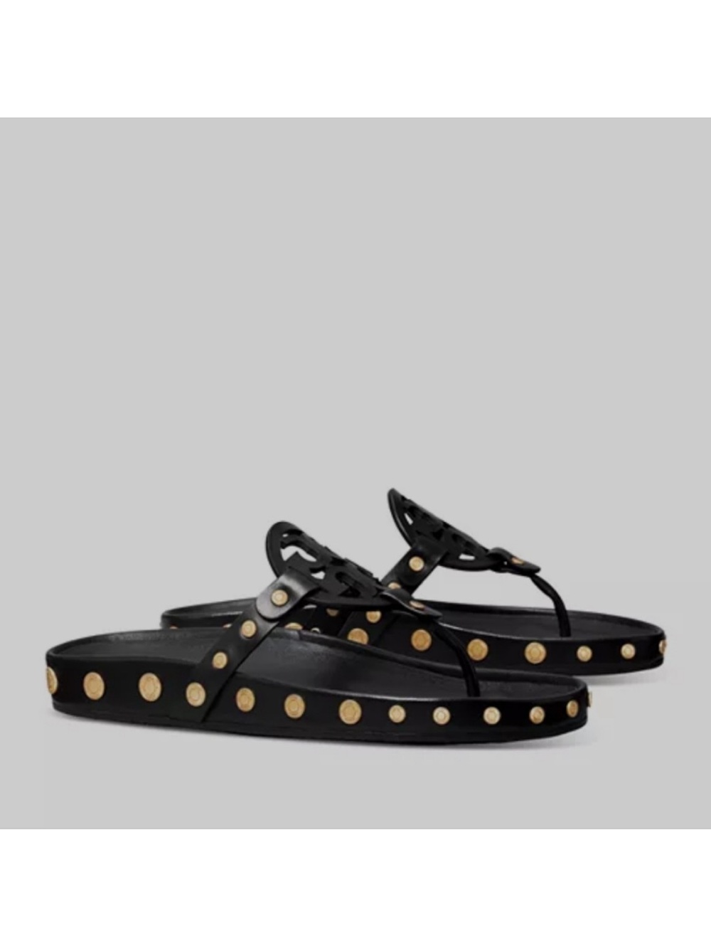 Tory Burch miller cloud coin perfect black shoes